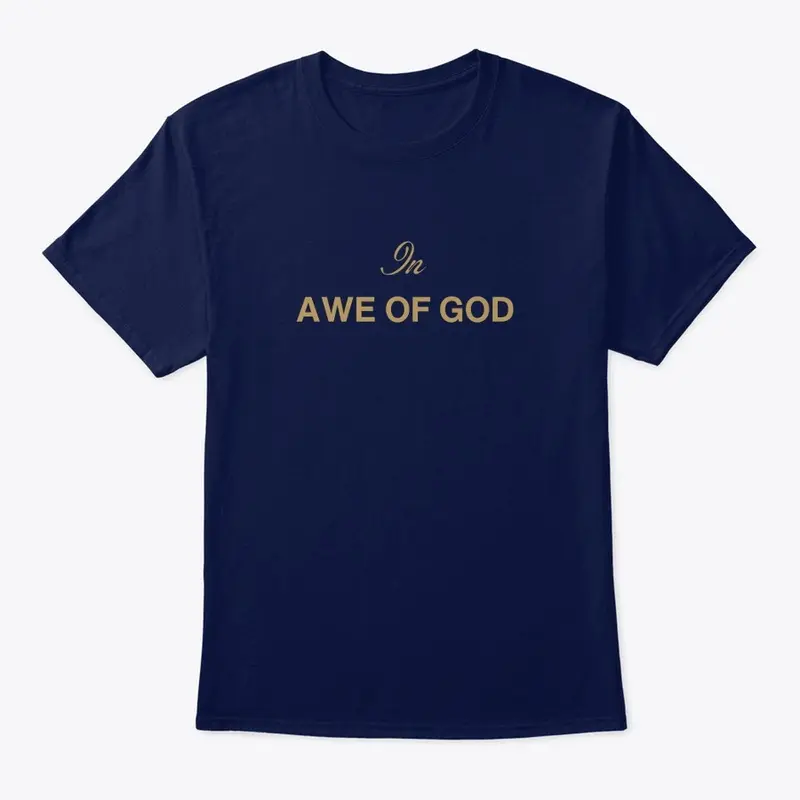 In Awe of God Gold Design