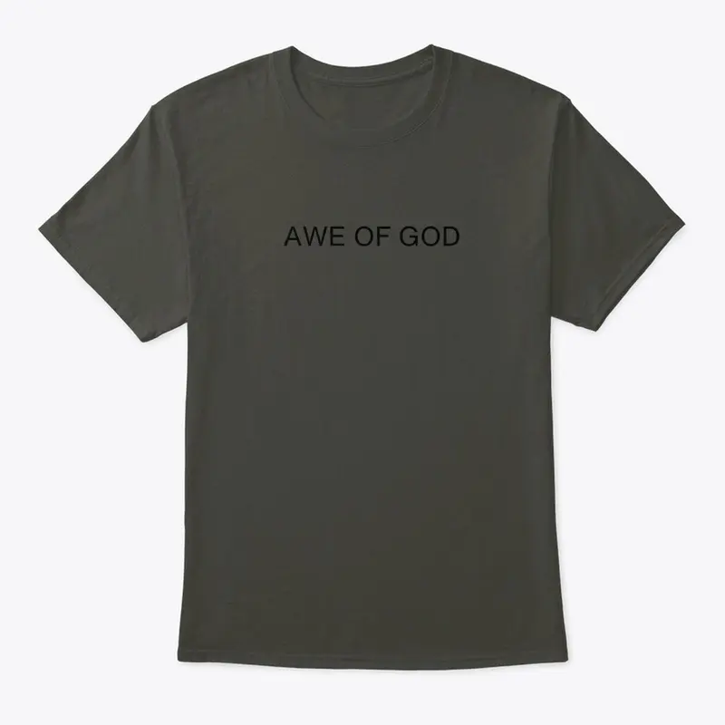 AWE of God Black Font